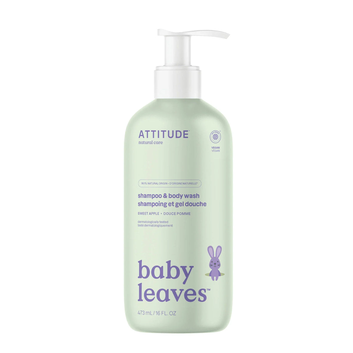 2-in-1 Baby Shampoo & Body Wash Sweet Apple-16 FL. OZ.