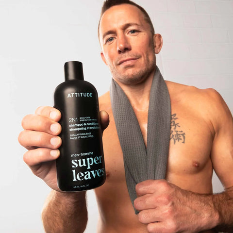 2-in-1 Men Shampoo & Conditioner - Scalp Care Eucalyptus & Sage-14fl. Oz.