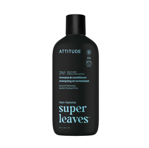 2-in-1 Men Shampoo & Conditioner - Scalp Care Eucalyptus & Sage-14fl. Oz.