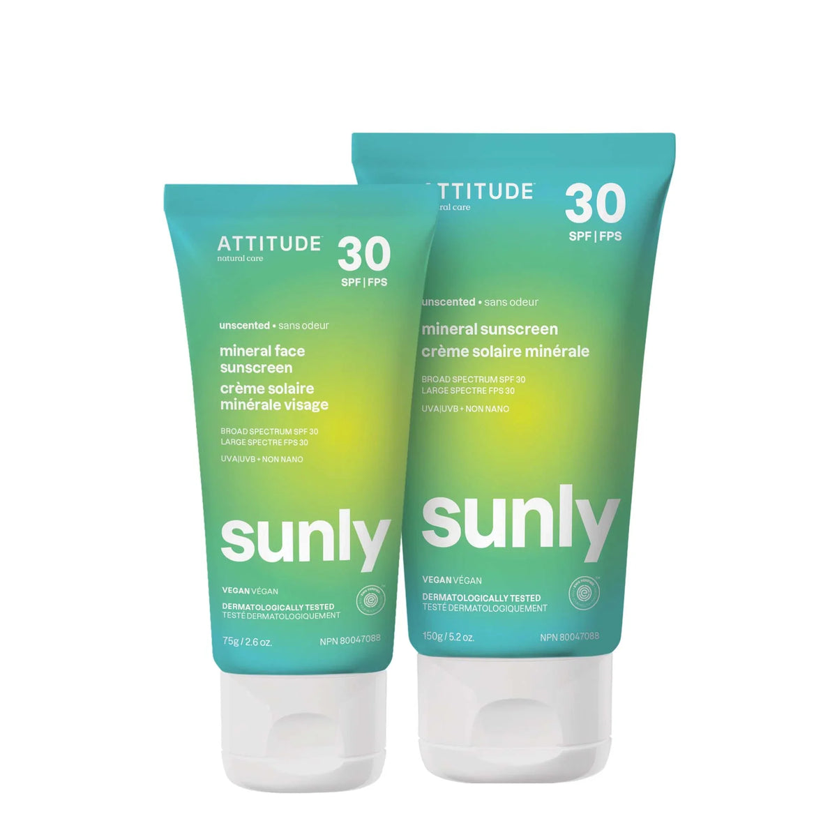 Mineral Sunscreen Duo - Spf 30 Unscented-Bundle