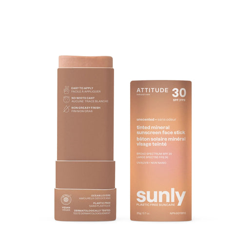 Face Tinted Sunscreen Stick - Spf 30 Unscented-0.7 OZ