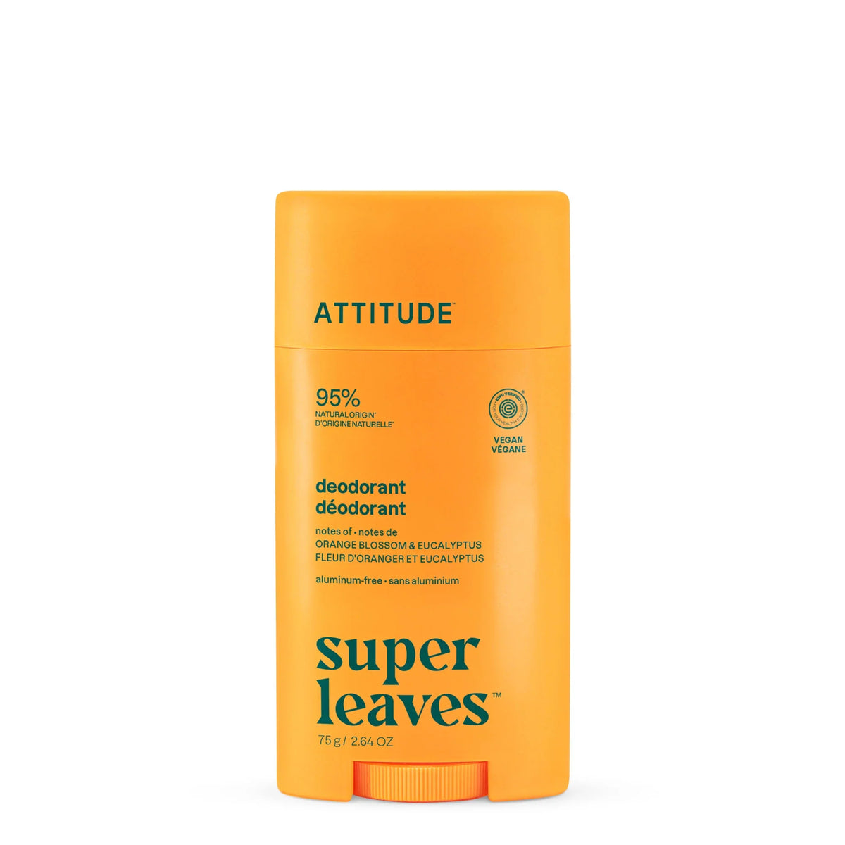 Deodorant - Aluminum-free Orange Blossom & Eucalyptus-2.64 Oz.
